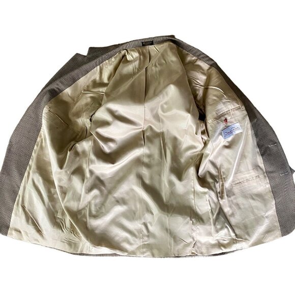 Oscar de la Renta 2 Button Wool Blazer Jacket Men's Size 42 L - Picture 6 of 9